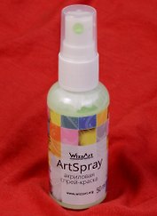 ArtSpray Акриловая спрей-краска Салатовый (ST19) (флакон) (50мл) (WizzArt)