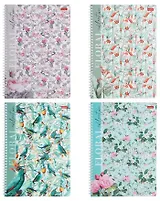 Тетрадь в клетку Hatber, Floral collection, А4, 80 листов, в ассортименте