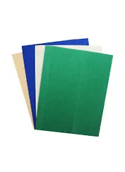 Набор листов фетр (А4) (4 шт) (зеленый, синий, белый, бежевый) (упаковка)