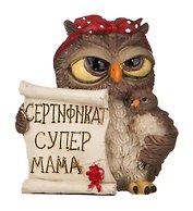Фигурка Сова супермама 7см  (537-258)