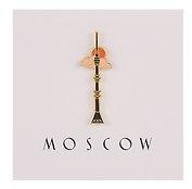 Значок Останкинская башня (Москва) (металл) (4627077840788)