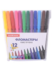 Фломастеры Erich Krause, Basic, 12 цветов