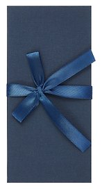 Подарочная коробка для денег с бантом, крафт, коричневый