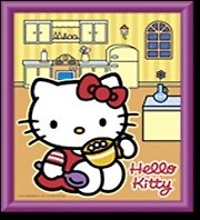 Набор для творчества, Shipper Arts&Crafts Создание картин "Hello Kitty на кухне", 20х25 см