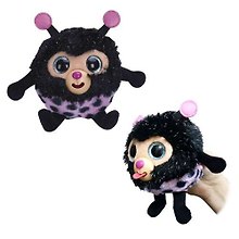 Мягкая игрушка, 1TOY/Вантой, Дразнюка-Zooка Коровка плюшевая 13см, пакет