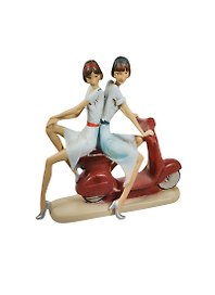 Фигурка Две девушки (в стиле шебби шик) (24х7х24) (42032)