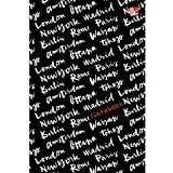 Тетрадь, 100л. А6 клетка Эксмо Орнамент. Надписи твердая обложка