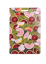 Чехол для карточек Экзотические фрукты с листьями (ДК2017-107)