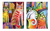 Тетрадь Marker Arte, Bright Cats, А5, 100 листов