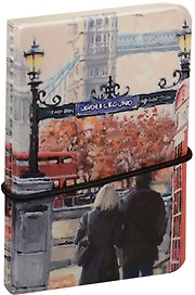 Визитница London Акварель