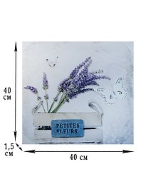 Картина 3D (40х40) с элементами из металла (232674)