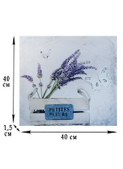 Картина 3D (40х40) с элементами из металла (232674)