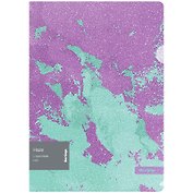 Папка-уголок А4 "Haze" 200 мкм, с эффектом блесток, сиренево-мятная, пластик, Berlingo