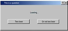 Магнит Two beer / Not two beer (4,5х12) (RMG02)