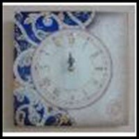 Часы настенные из стекла (27801) (30х30)