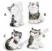 Фигурка декоративная Кот (154459) (7х7х11) (4 вида)