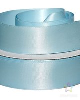 Лента атласная 1д (0,25 х 4,5 м)  голубой (3105)
