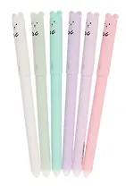 Ручка гелевая Yoi, "Мишка", пиши-стирай синяя, в ассортименте