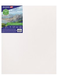 Холст на подрамнике 24*30см грунт., 45%хлоп., 55%лен, среднее зерно, BRAUBERG ART CLASSIC