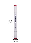 Маркер двусторонний на спиртовой основе, R40 малиновый, Sketchmarker - 1