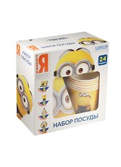 Набор бумажной посуды в коробке Гадкий Я (28580)
