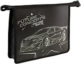 Папка для тетрадей А5 "SuperCar" молния, пластик