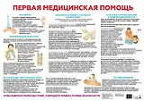 Первая медицинская помощь. Наглядно-оформительный плакат
