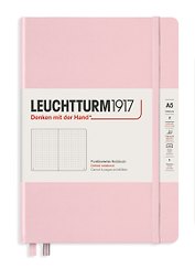 Книга для записей «Classic. Пудровый», А5, в точку, твердая обложка, Leuchtturm1917