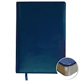 Ежедневник, Эксмо А4 72л. Недатированный Silver Classic. Темно-синий искус. кожа с поролоном ЕКСК1947203