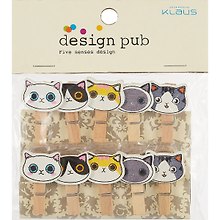 Прищепки ГМ коты 10 (116)
