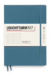 Книга для записей B5, 109 листов в точку "Composition", твердая обложка, Синий камень, Leuchtturm1917