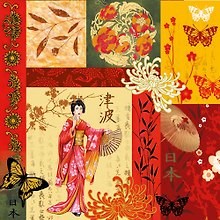 Салфетки Maki бум. сервировочные Китай (SLOG016201) (33х33) (20шт) (3сл)