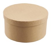 Шкатулка для декорирования. O13x6,5 см. картон. -Китай: (Hobby Time ). 2-594/35 448954