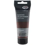 Краска акриловая художественная "Студия" 75мл, умбра жжёная, Гамма