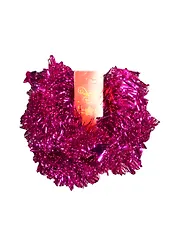 Новогодняя мишура, розовая, 6 х 200 см