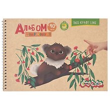 Альбом для рисования Каляка-Маляка А4, 40 листов, спираль