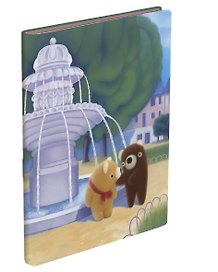 Блокнот А6- 96л кл. "Winnie" глянц.ламинация, съемн.ПВХ-обложка, IN FOLIO