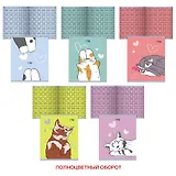 Тетрадь в клетку Listoff, "Пушистые лапки", 48 листов, в ассортименте