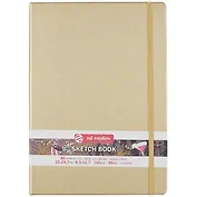 Блокнот для зарисовок 21*30см 80л "Art Creation" 140г/м2, 7БЦ, Белое золото (цвет металлик), Fabriano 