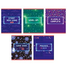 Тетрадь общая «Level up!», 48 листов в клетку, А5, в ассортименте - Listoff