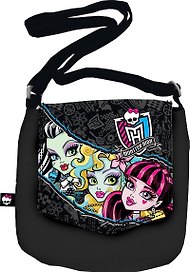 Сумка молодежная «Monster High», полиэстер, ремень через плечо, 18X21см, Academy Style