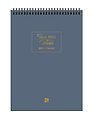 Блокнот А5 80л кл. "Trésor. World" карт.обл., гребень, мат.текст.ламинация, тиснение фольгой
