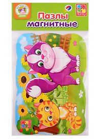 Пазл «Котик» Мои первые игры, магнитный, Vladi Toys