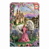 Пазл Educa 500 деталей Фея и единорог