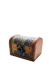 Сундучок (N534) (10х8х7) (дерево) (в ассортименте)