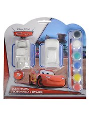 Набор-раскраска с 2 фигурками Disney Тачки (2 машинки) (BWC1112B) (173010) (блистер)