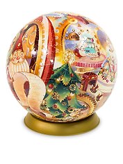 Шаровый Пазл Мастерская Деде Мороза (60 деталей, 7,6см) (A2454_03)