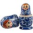 Матрешка 7 в 1 (Гжель, Эскиз 01) (М07220401) - 1