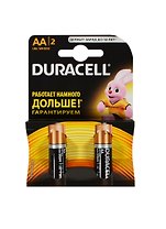 Батарейки "Duracell Basic", AA, 2 штуки
