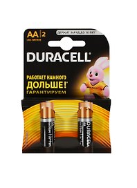 Элементы питания 2 штуки «Duracell Basic» LR06, AA